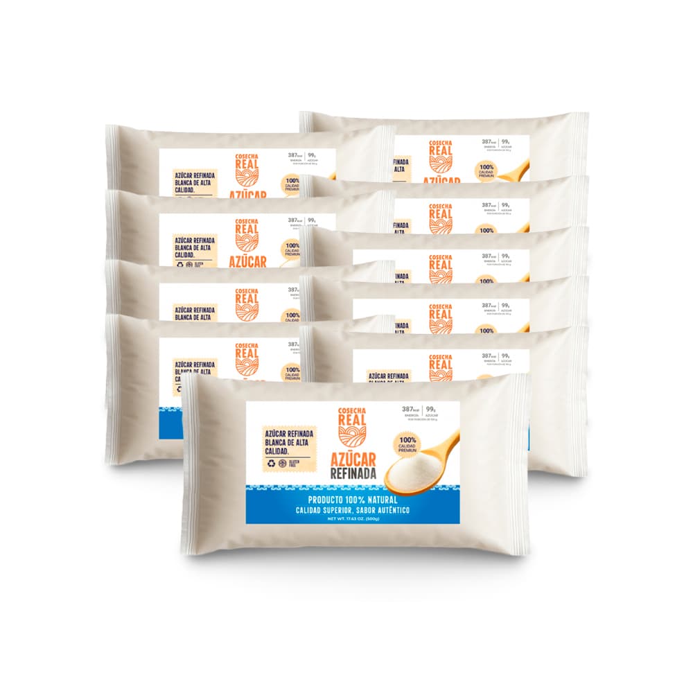 Azúcar blanca refinada Cosecha Real (10 x 500 g / 1.1 lb) - Imagen 1
