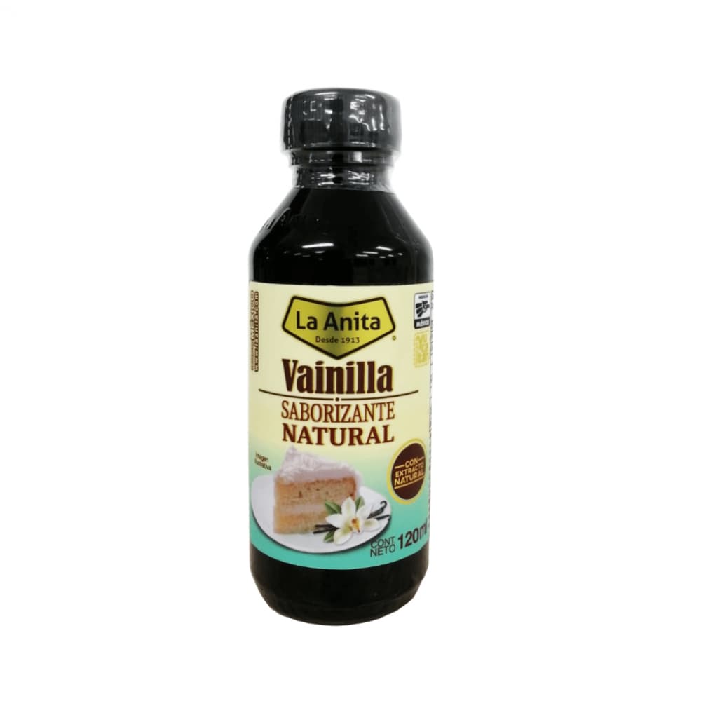 Saborizante natural vainilla La Anita (120 ml / 4.06 fl oz) - Imagen 1