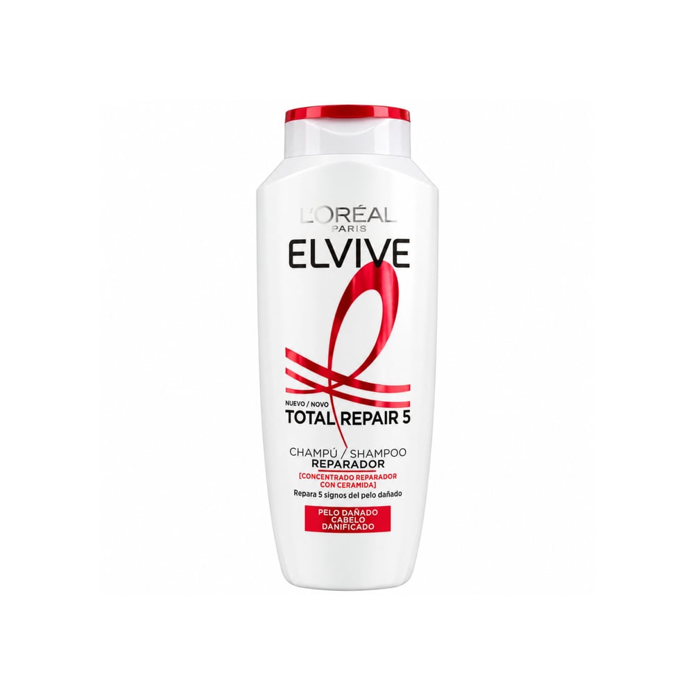 Champú Reparador Elvive Total Repair 5 de L'Oréal Paris (400 ml) - Imagen 1