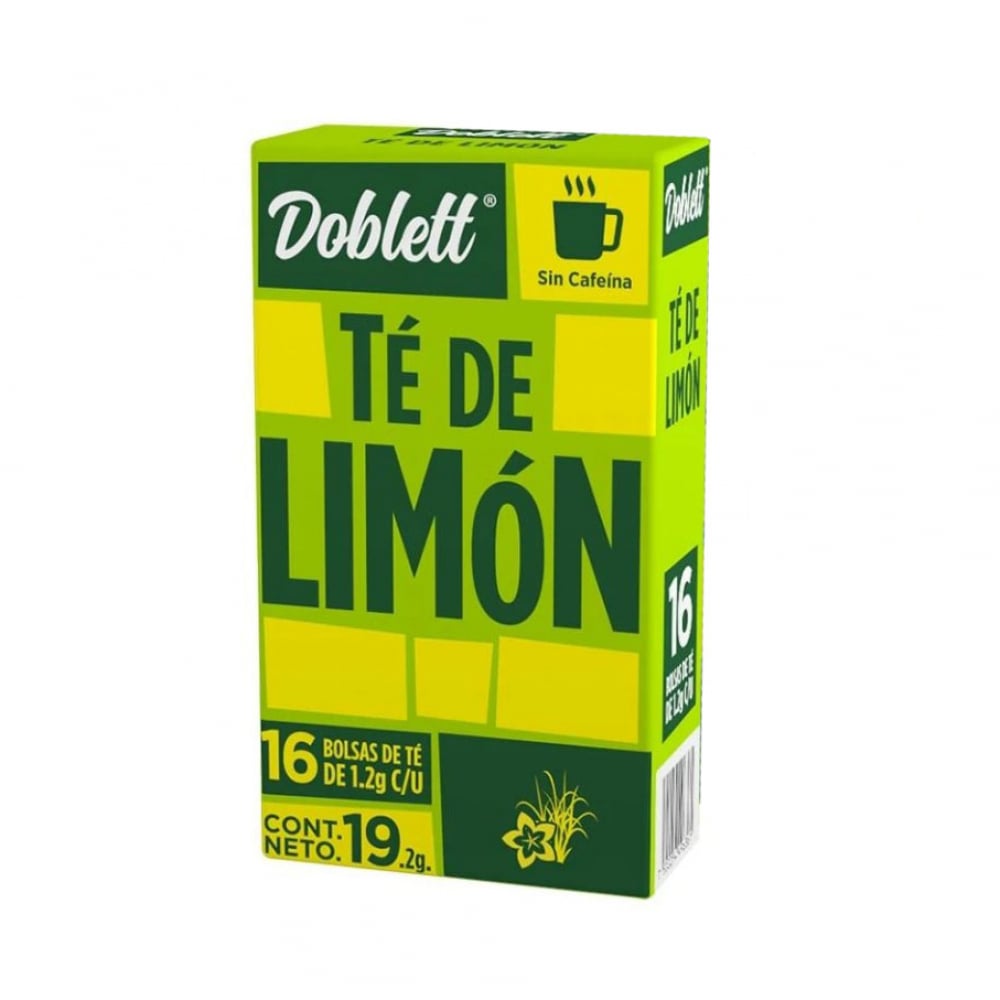 Té de limón sin cafeína Doblett (19.2 g) - Imagen 1