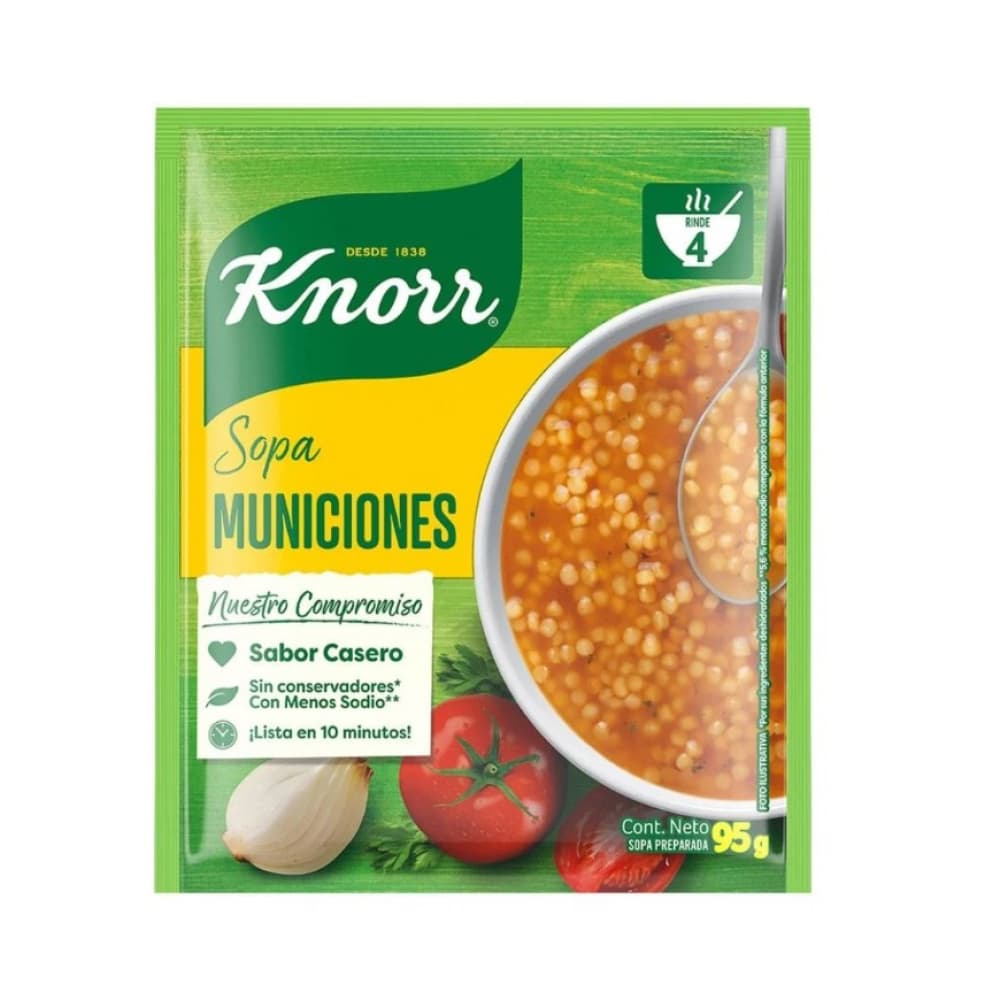 Sopa de municiones Knorr (95 g / 3.35 oz) - Imagen 1