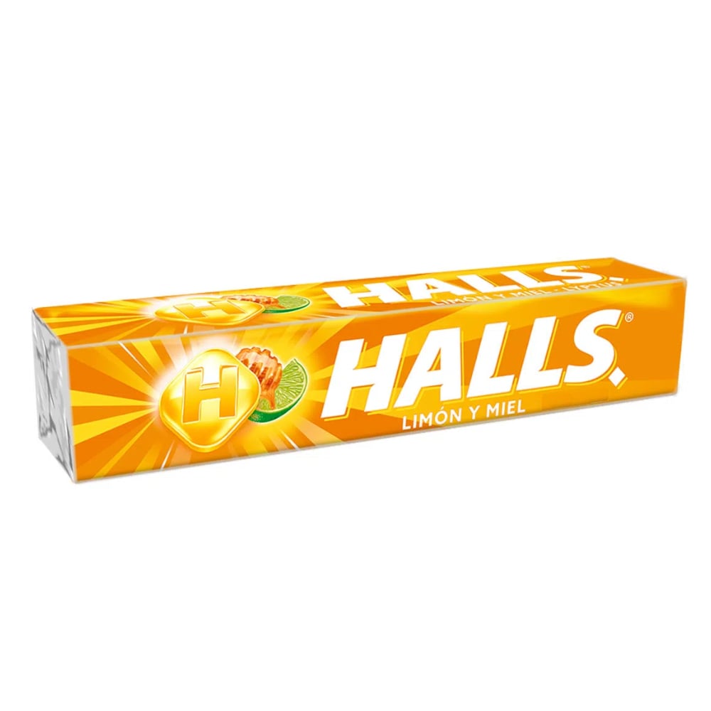 Caramelos macizos sabor miel y limón Halls (25 g / 0.88 oz) - Imagen 1