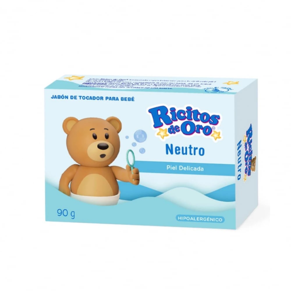Jabón de tocador para bebé neutro Ricitos de Oro (90 g / 3.17 oz) - Imagen 1