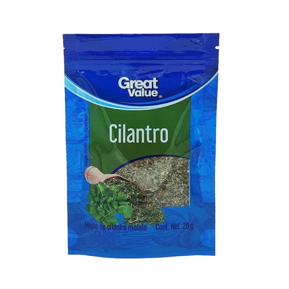 Hojas de cilantro molido Great Value (28 g) - Imagen 1
