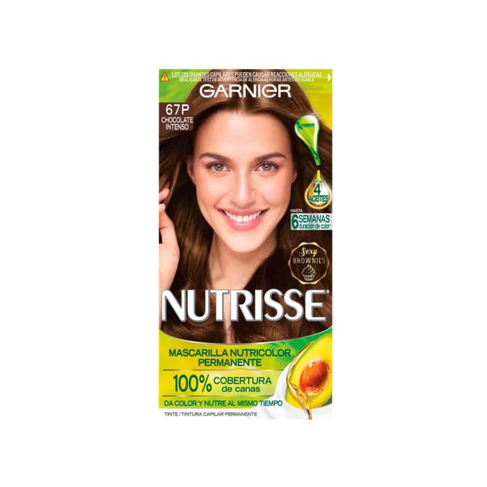 Tinte No.67P chocolate intenso Nutrisse Garnier - Imagen 1