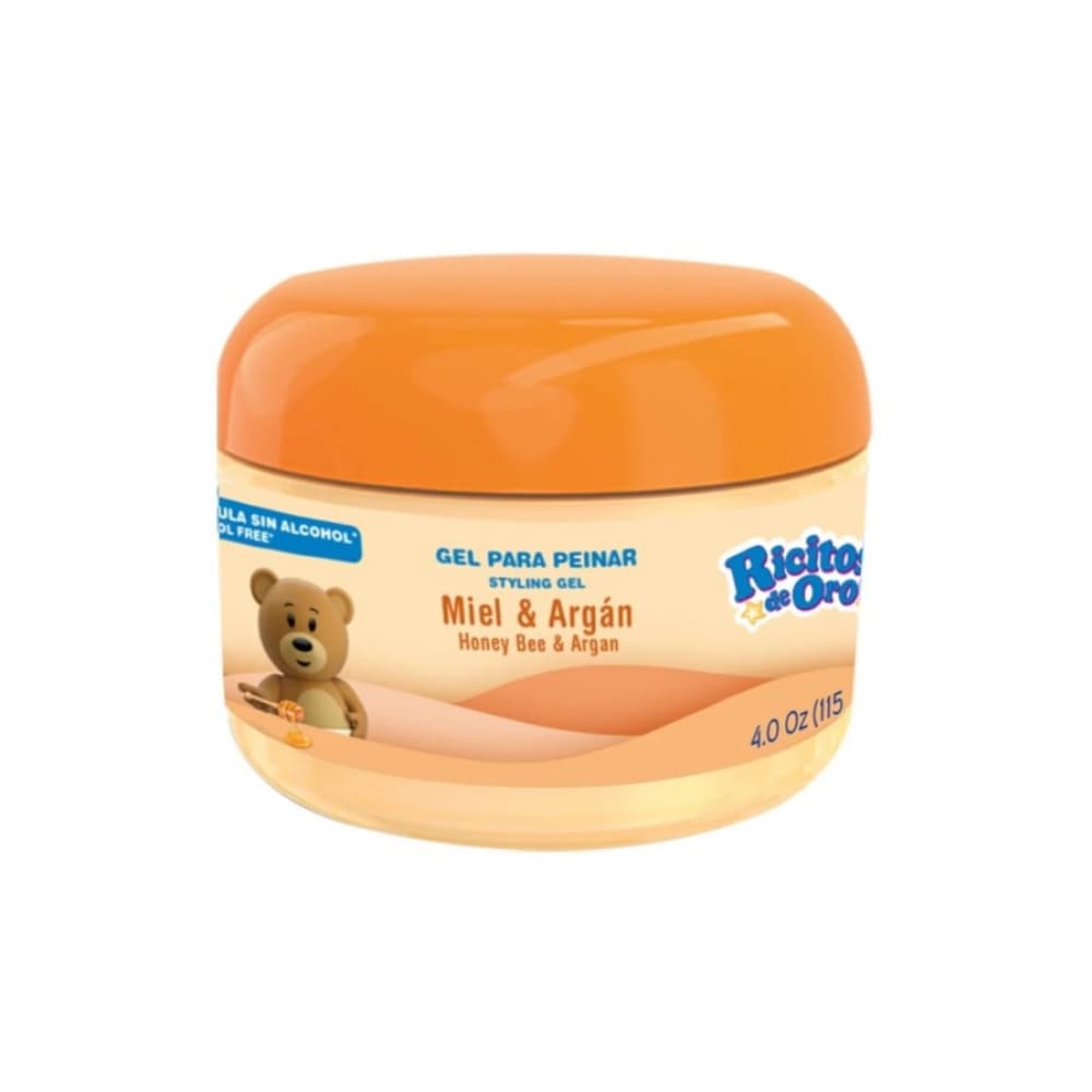 Gel para peinar para bebés miel y argán Ricitos De Oro (115 g / 4.0 oz) - Imagen 1