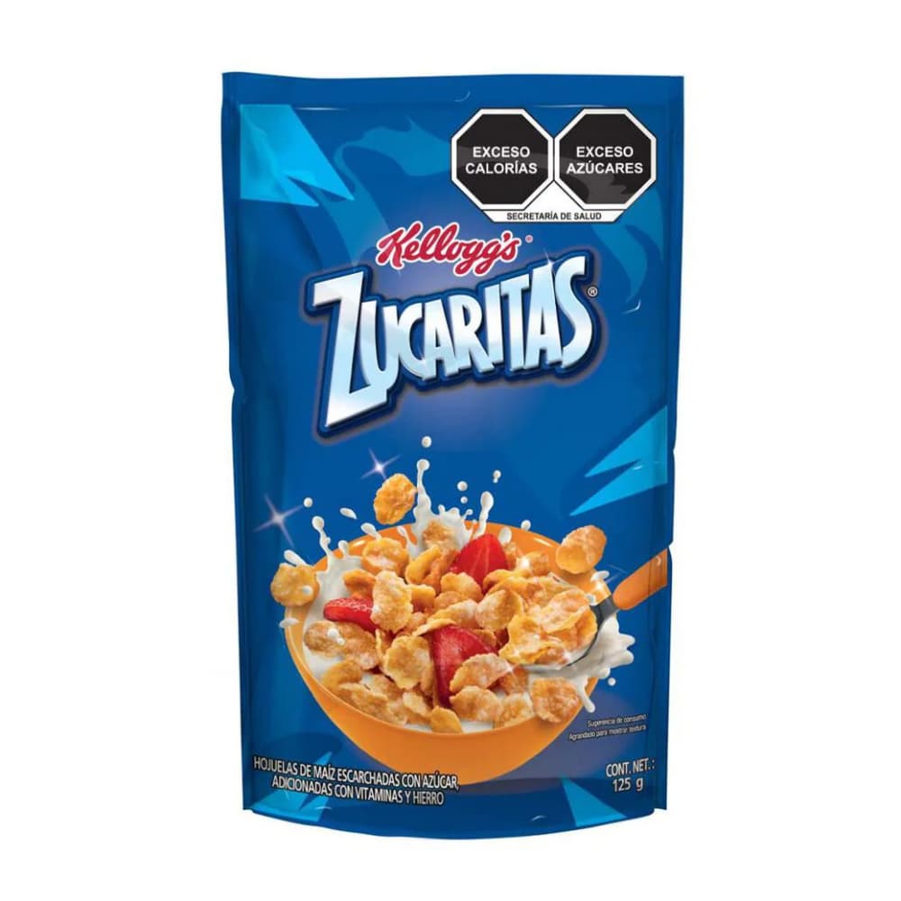 Hojuelas de maíz escarchadas con azúcar Zucaritas Kellogg´s (125 g / 4.40 oz) - Imagen 1