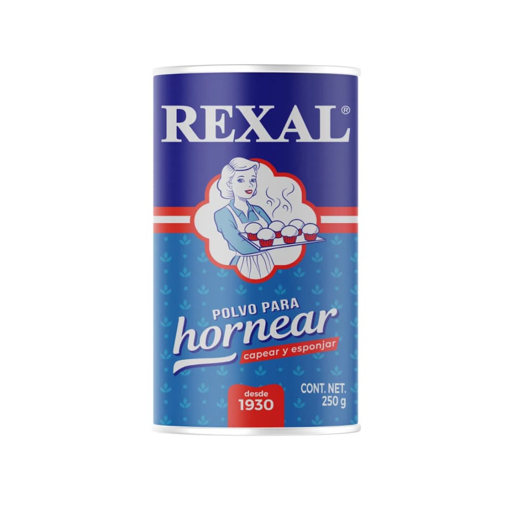 Polvo para hornear, capear y esponjar Rexal (250 g / 8.81 oz) - Imagen 1