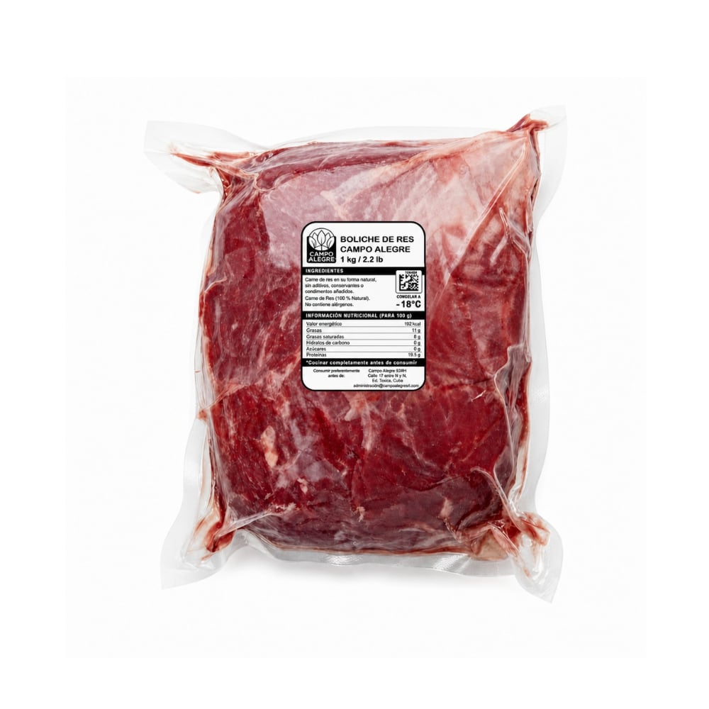 Boliche de res Campo Alegre (1 kg / 2.2 lb) - Imagen 1