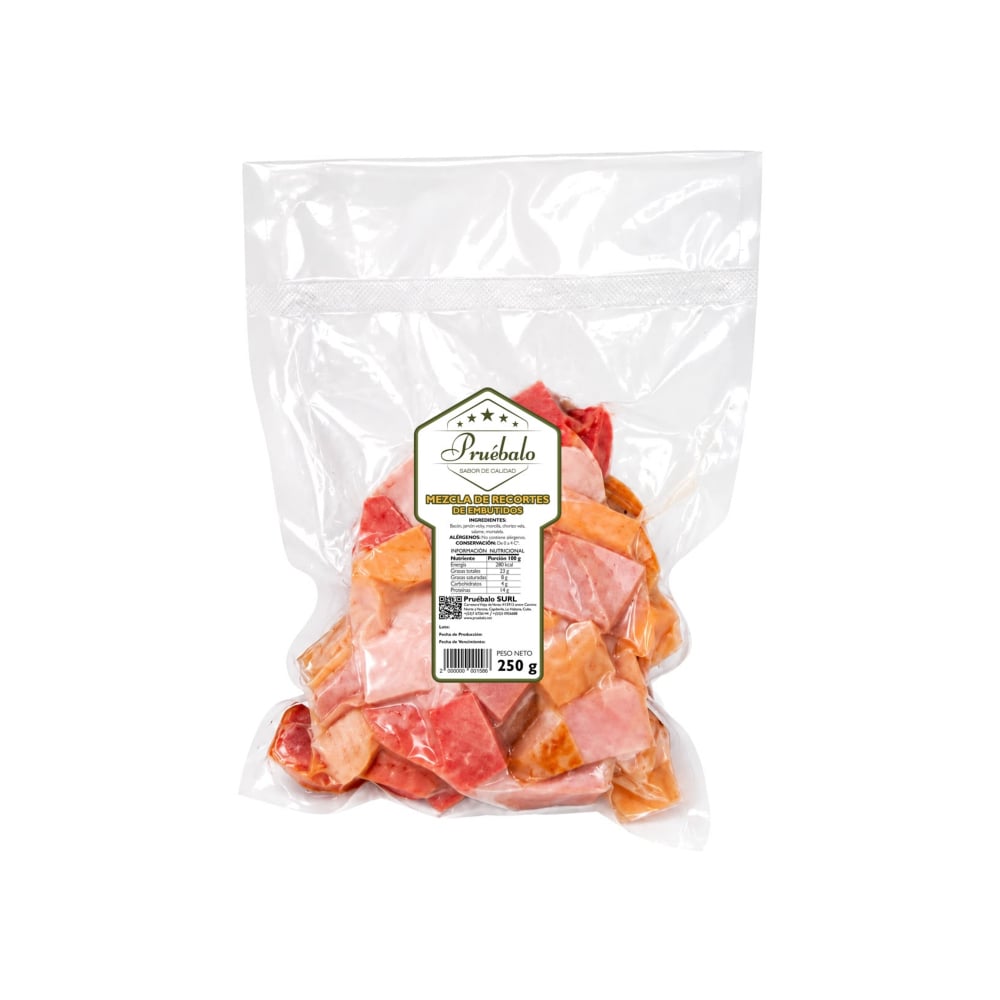 Mezcla de recortes de embutidos Pruébalo (250 g / 8.82 oz) - Imagen 1