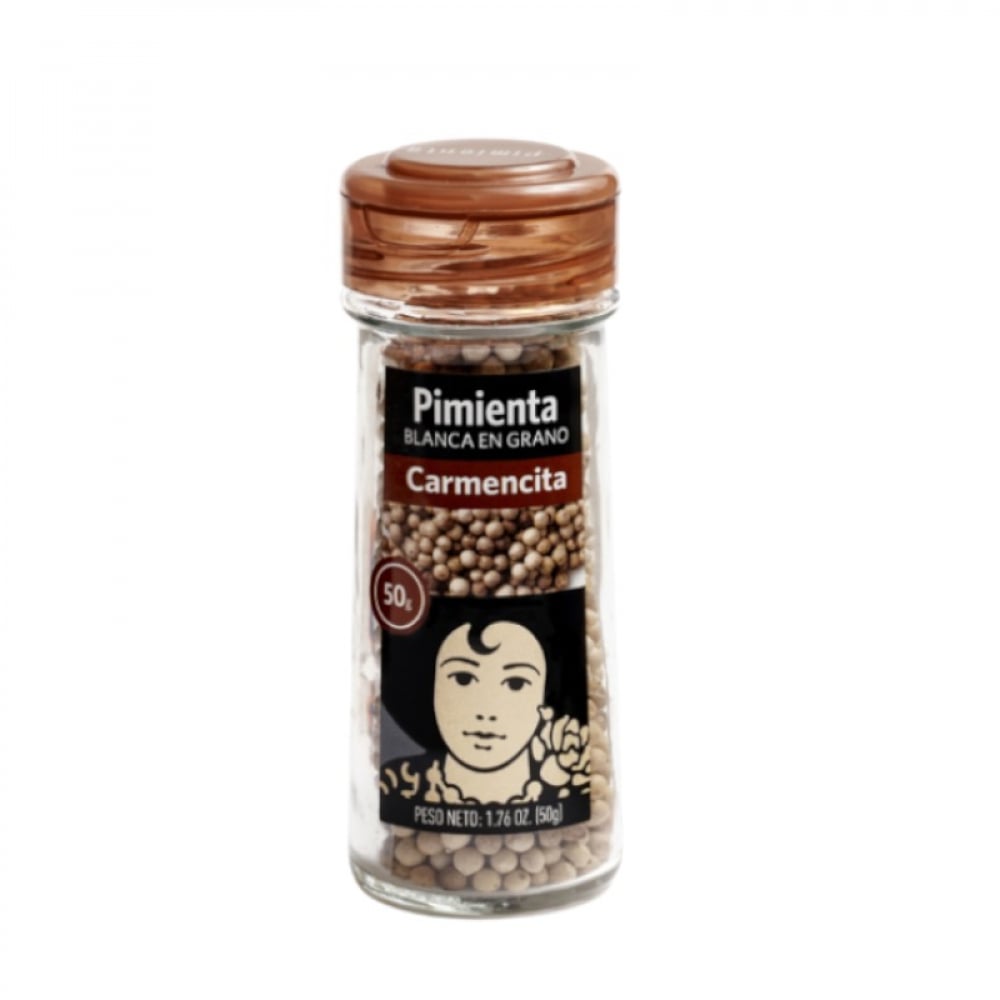 Pimienta blanca en grano Carmencita (50 g / 1.76 oz) - Imagen 1