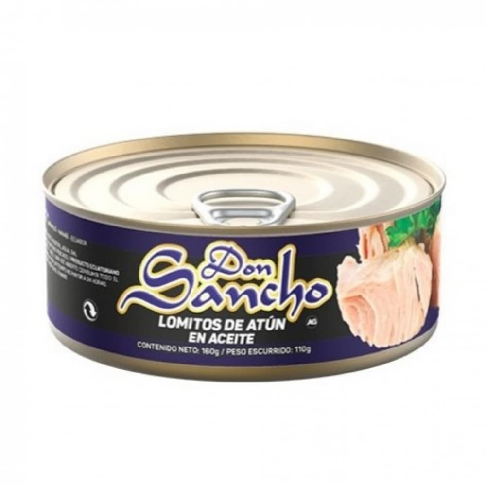 Lomitos de atún en aceite Don Sancho (160 g / 5.64 oz) - Imagen 1