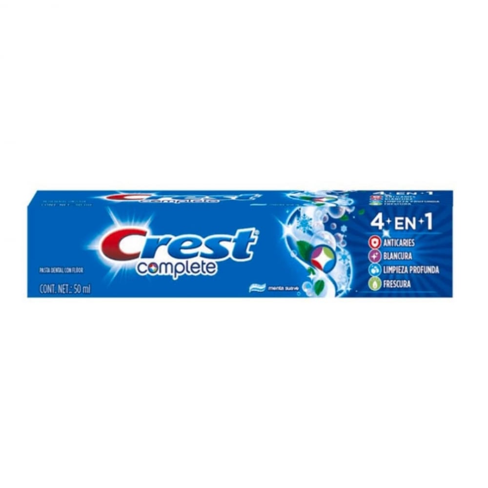 Pasta dental con flúor 4 en 1 Crest (50 ml) - Imagen 1