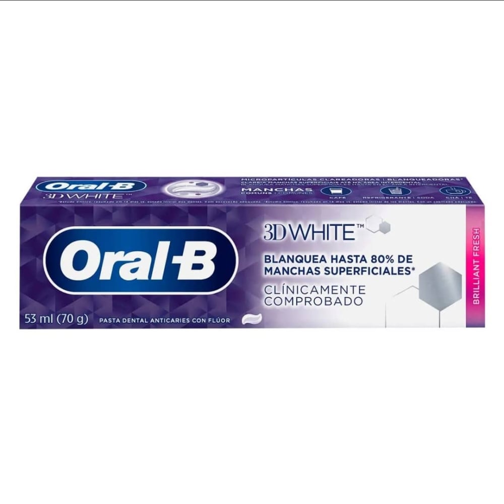 Pasta dental anticaries con flúor Oral-B (53 ml) - Imagen 1