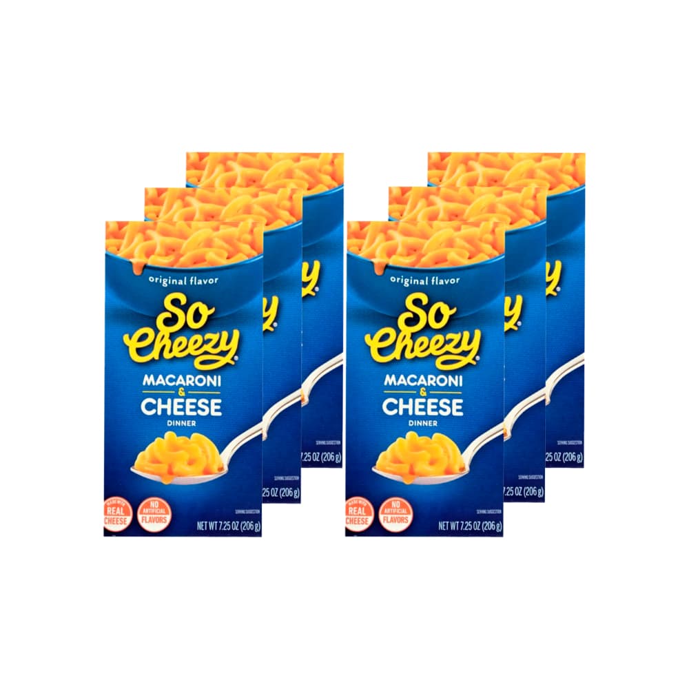 Macarrones con queso So Cheezy (6 x 206 g / 7.25 oz) - Imagen 1