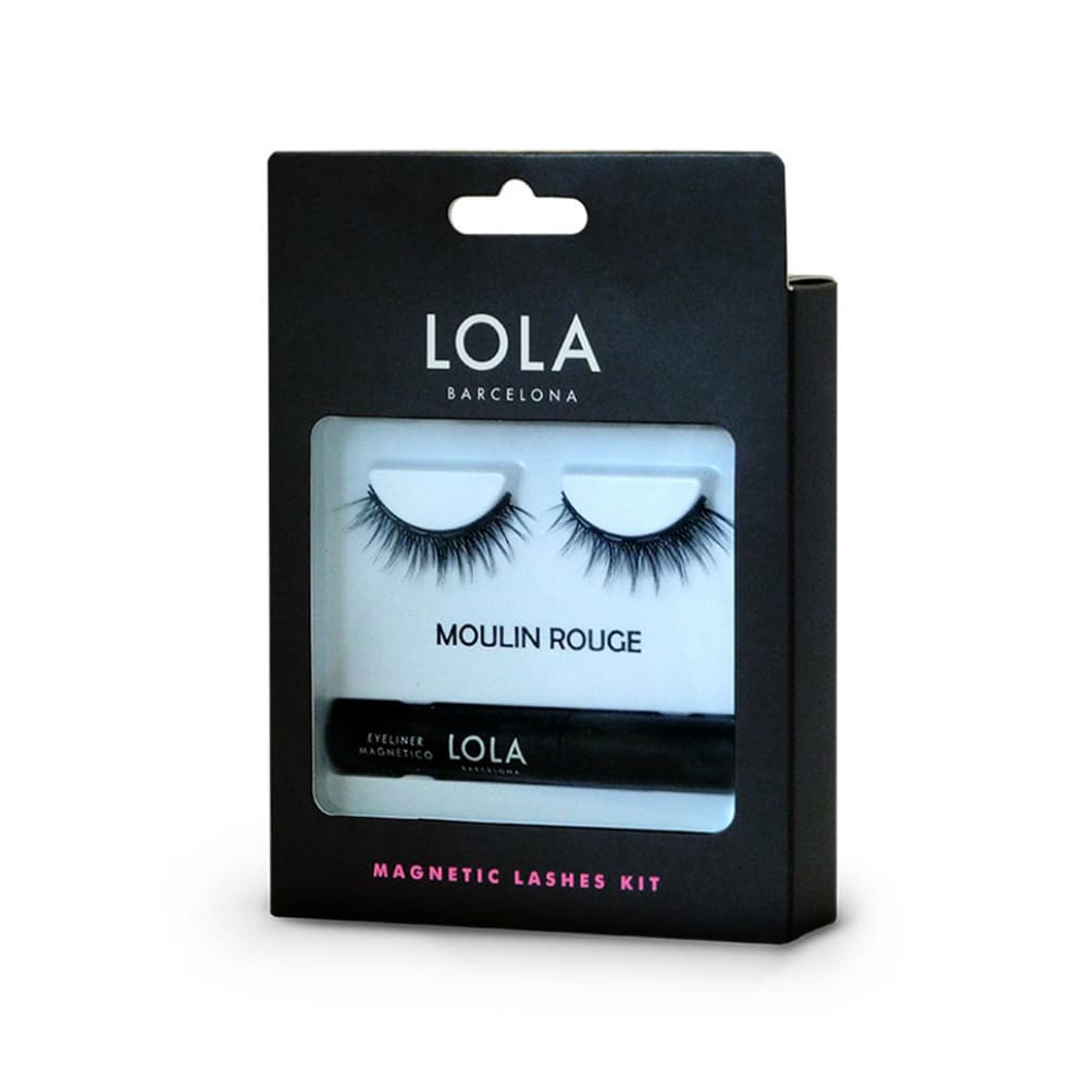 Kit de pestañas y delineador magnético No. 1 Moulin Rouge Lola Barcelona - Imagen 1
