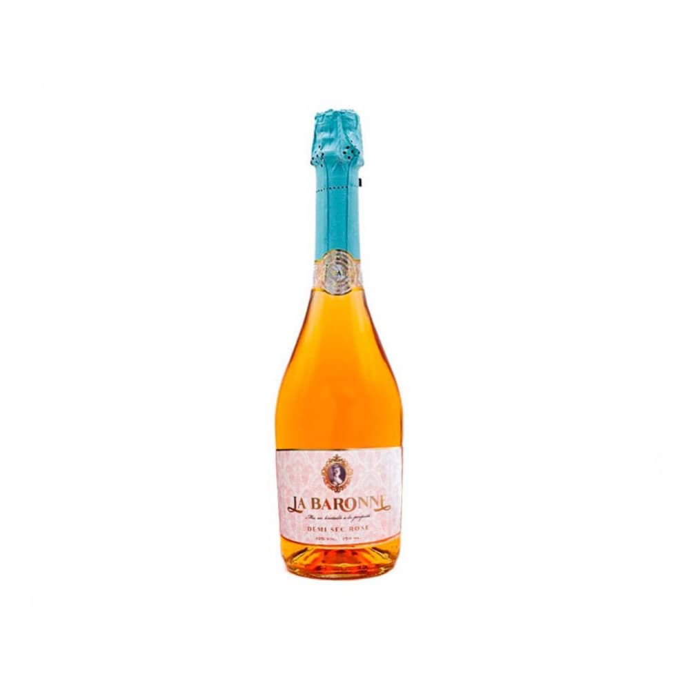 Vino espumoso Demi Sec Rose 10% vol La Baronne (750 ml) - Imagen 1