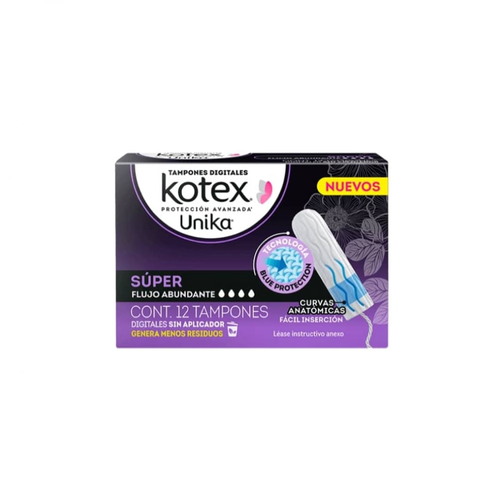 Tampones digitales Unika Kotex (12 U) - Imagen 1
