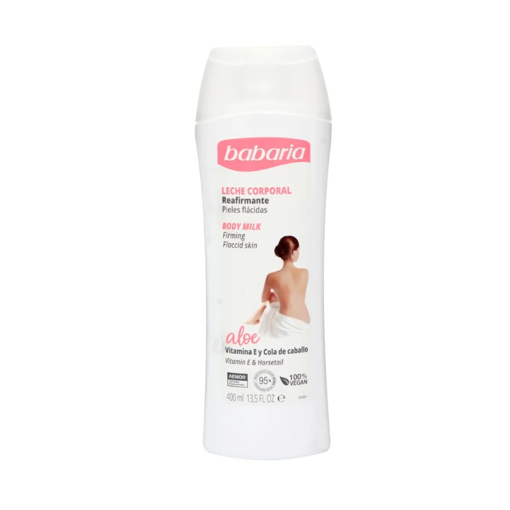 Leche corporal reafirmante Babaria (400 ml) - Imagen 1