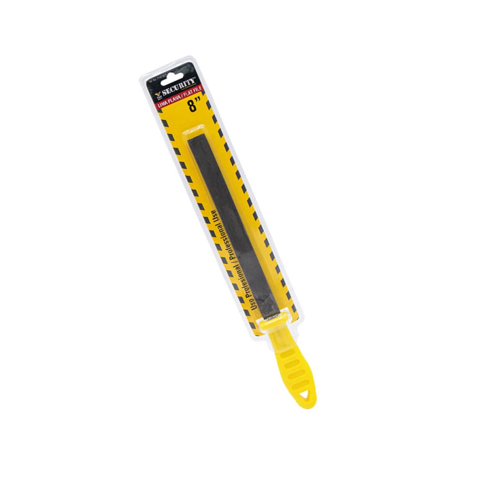 Lima plana para acero 8" Security - Imagen 1