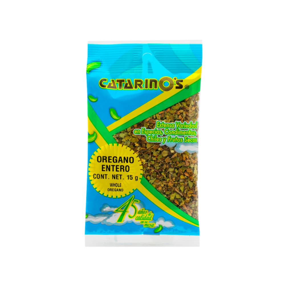 Orégano entero Catarino's (15 g) - Imagen 1