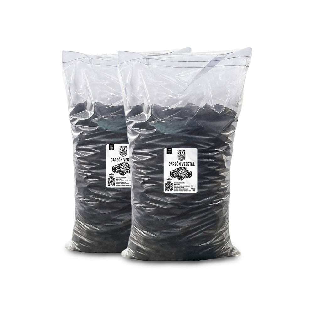 Carbón vegetal Cosecha Real (2 x 3 kg / 6.6 lb) - Imagen 1
