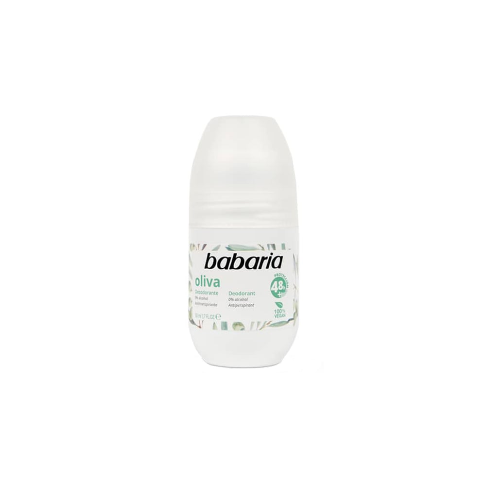 Desodorante antitranspirante Roll On con aceite de Oliva Babaria (50 ml) - Imagen 1