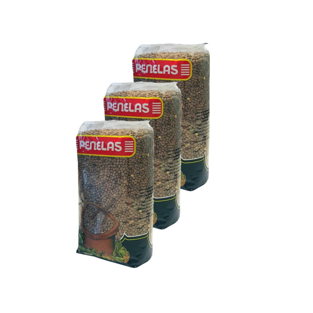 Lenteja pardina (3 x 500 g / 18 oz) - Imagen 1