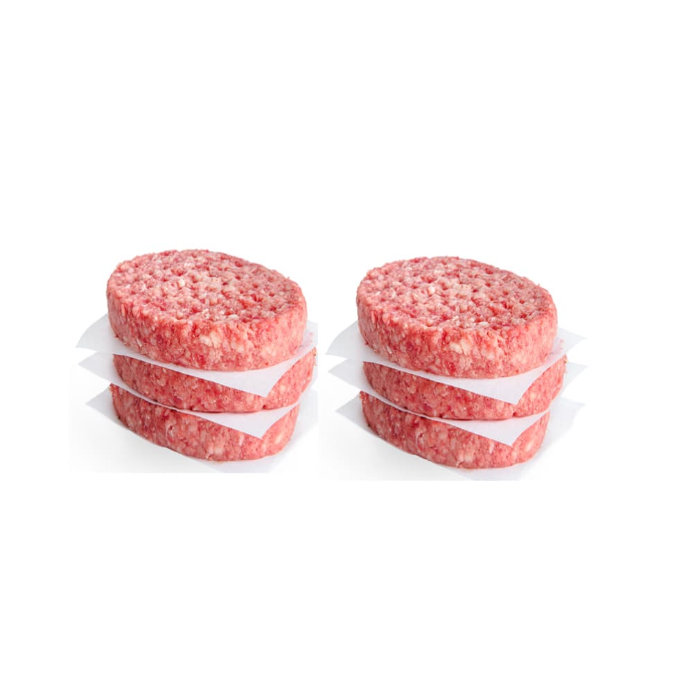 Hamburguesas de cerdo (6 x 100 g / 3.52 oz) - Imagen 1