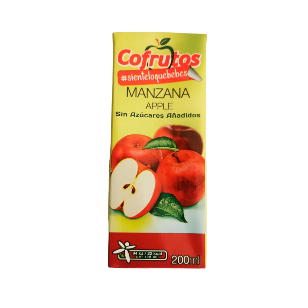 Jugo de manzana Cofrutos (200 ml) - Imagen 1