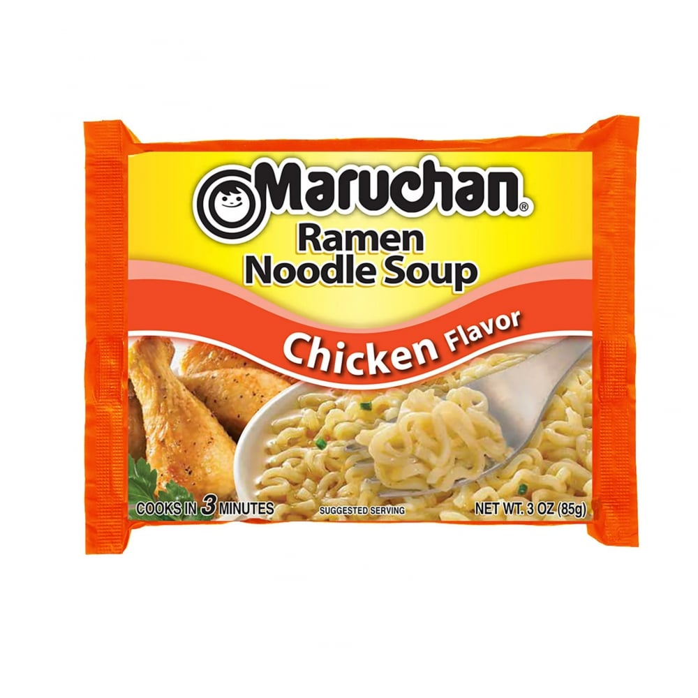 Sopa de fideos sabor a pollo Maruchan (85 g / 3 oz) - Imagen 1