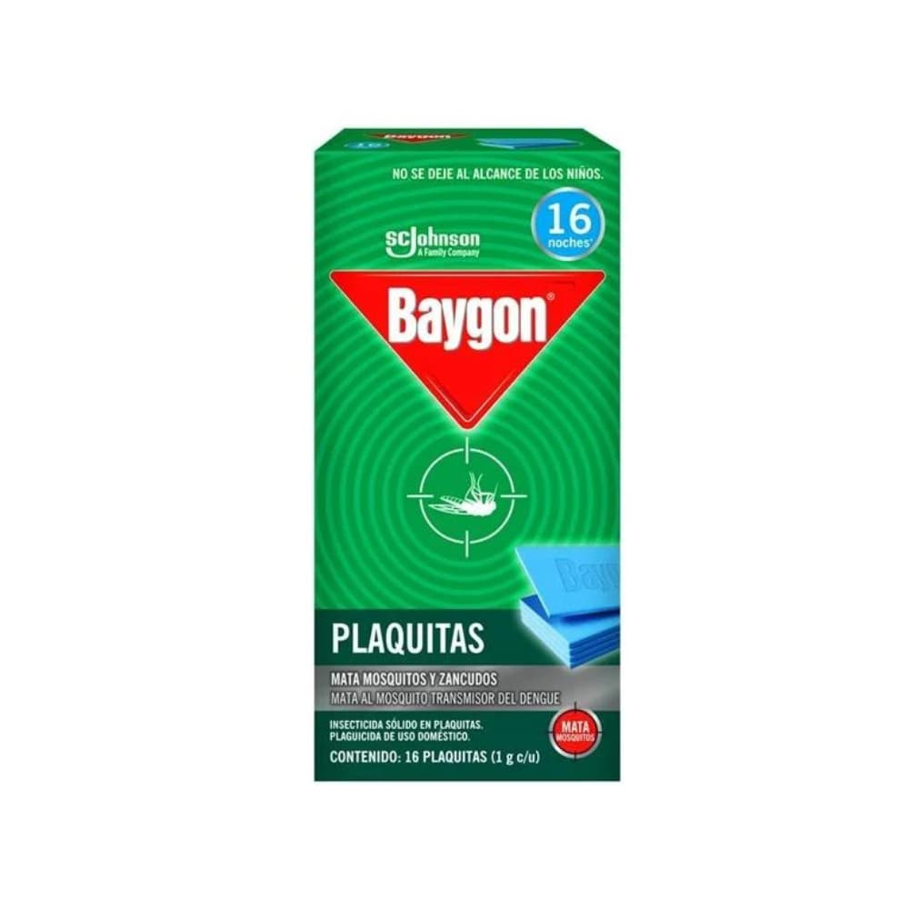 Insecticida sólido en plaquitas Baygon (16 U) - Imagen 1