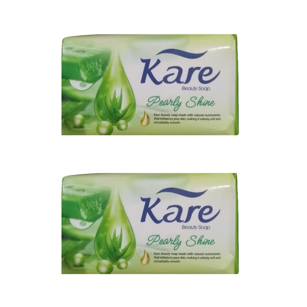 Jabón de tocador pearly shine Kare (2 x 75 g / 2.64 oz) - Imagen 1