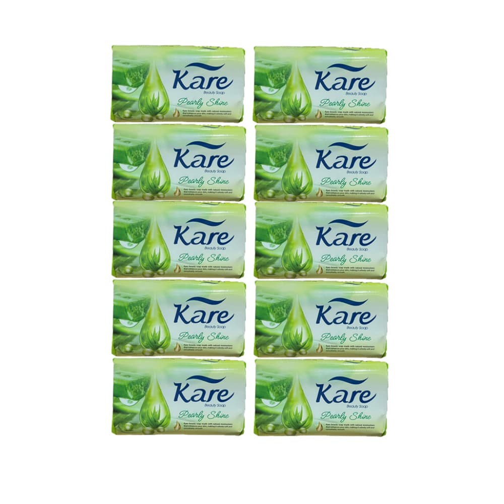 Jabón de tocador Pearly Shine Kare (10 x 75 g / 2.64 oz) - Imagen 1