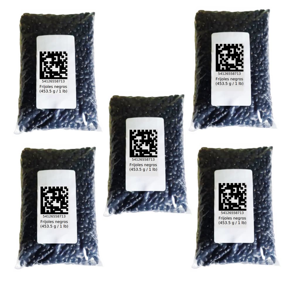 Combo de frijoles negros (5 x 453.5 g / 1 lb) - Imagen 1