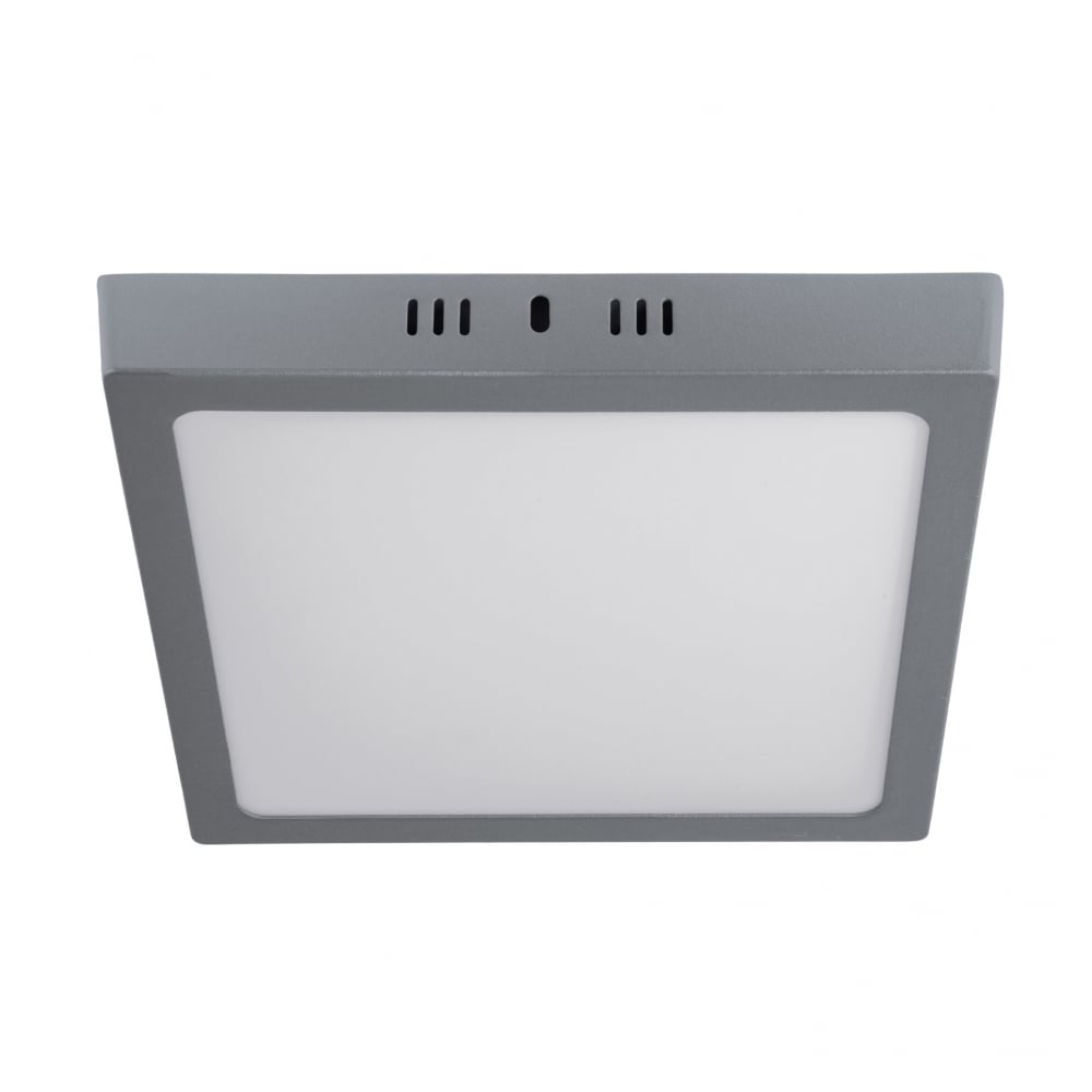 Luminario cuadrado gris LED 18 W Volteck PLA-220L - Imagen 1