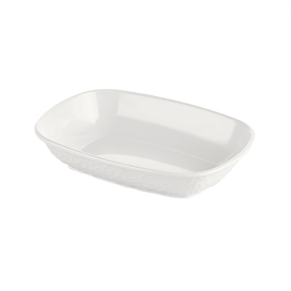 Plato rectangular color blanco crema Kulsan - Imagen 1