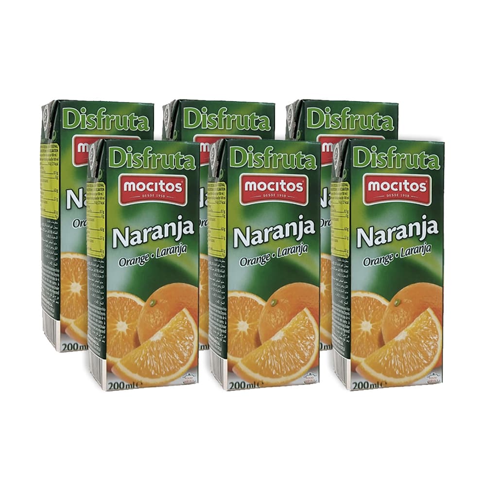 Néctar de naranja Mocitos (6 x 200 ml) - Imagen 1