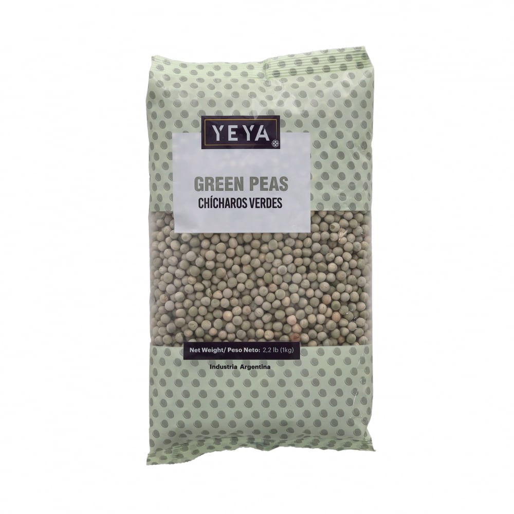 Chícharos verdes YEYA (1 kg / 2.2 lb) - Imagen 1