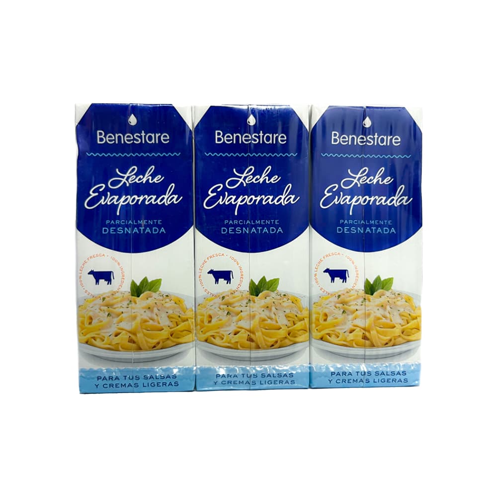 Leche evaporada Benestare (600 ml) - Imagen 1