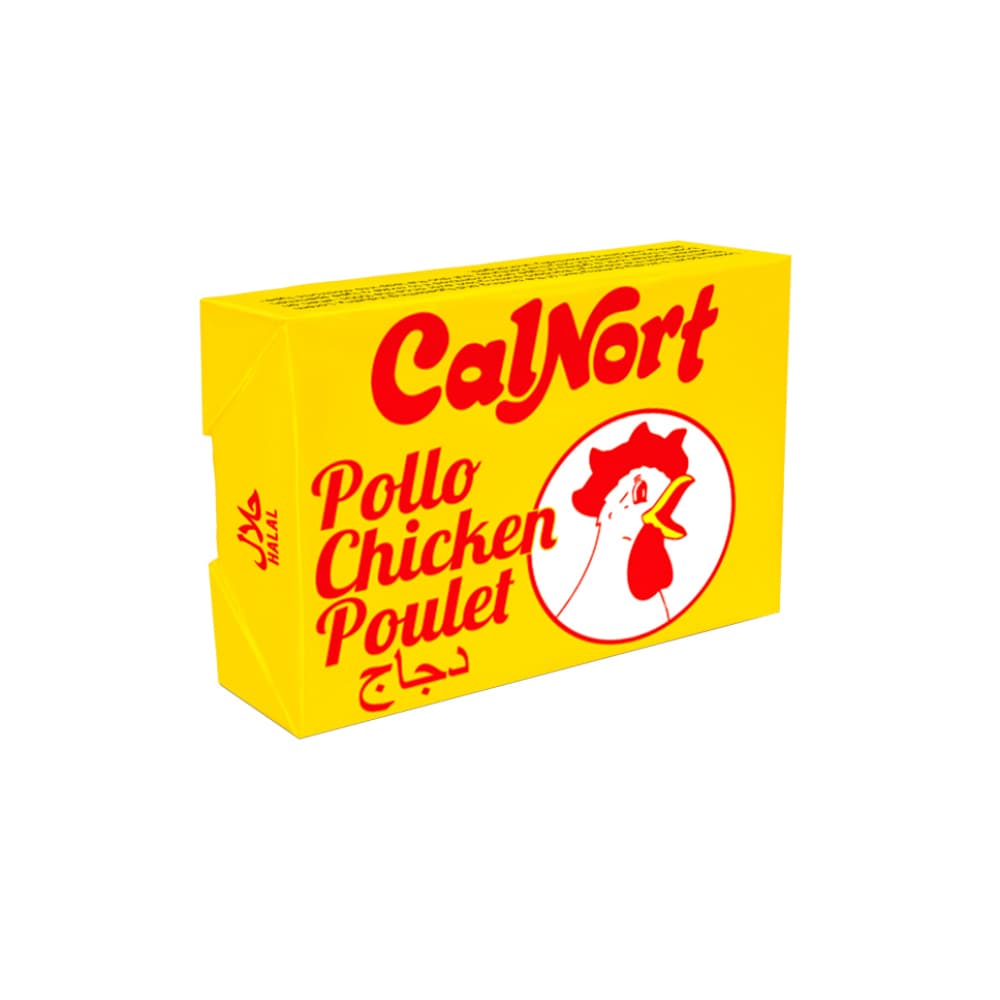 Cubo - pastilla - de caldo sabor pollo CalNort (10 g) - Imagen 1