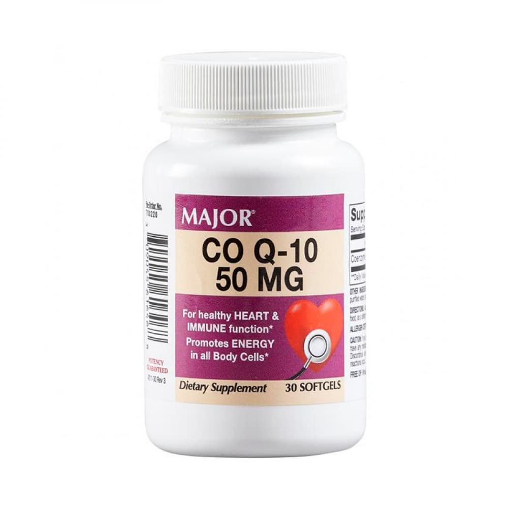 Co Q-10 50 mg Major (30 cápsulas blandas) - Imagen 1