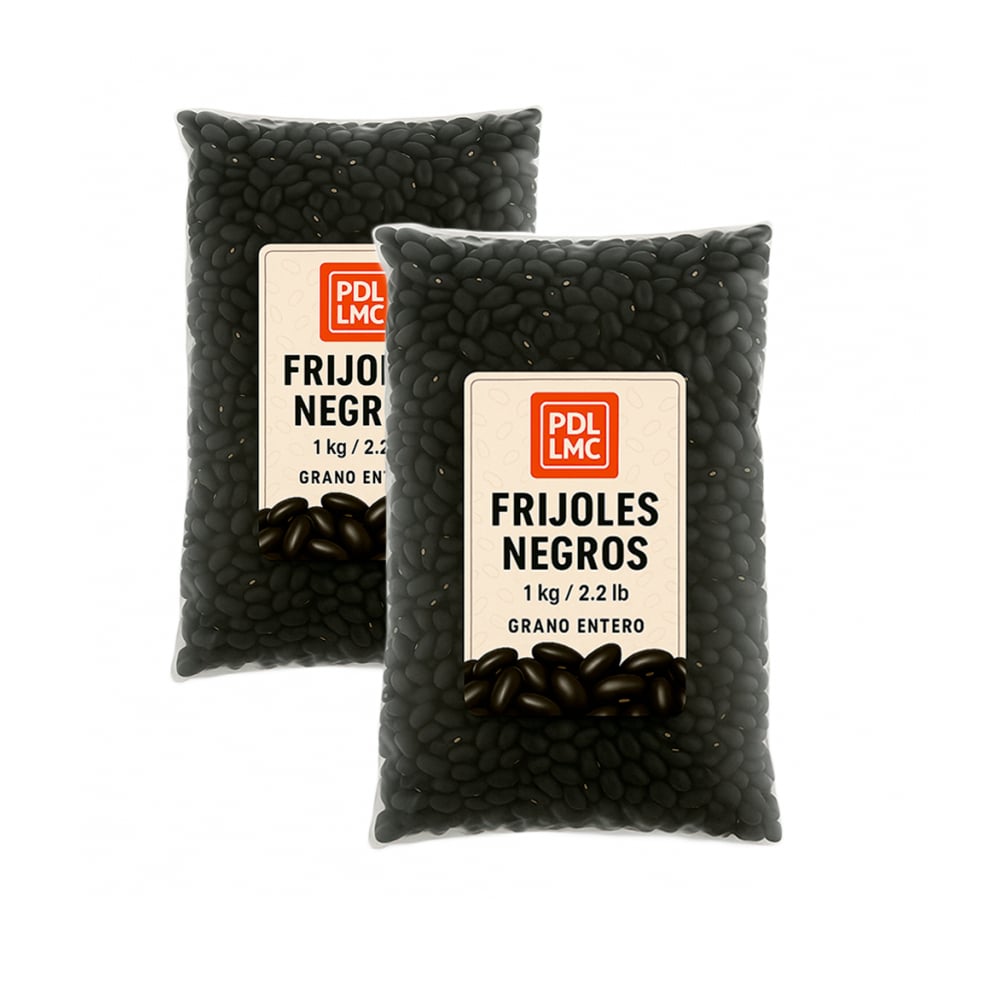 Frijoles negros (2 x 1 kg / 2.2 lb) - Imagen 1