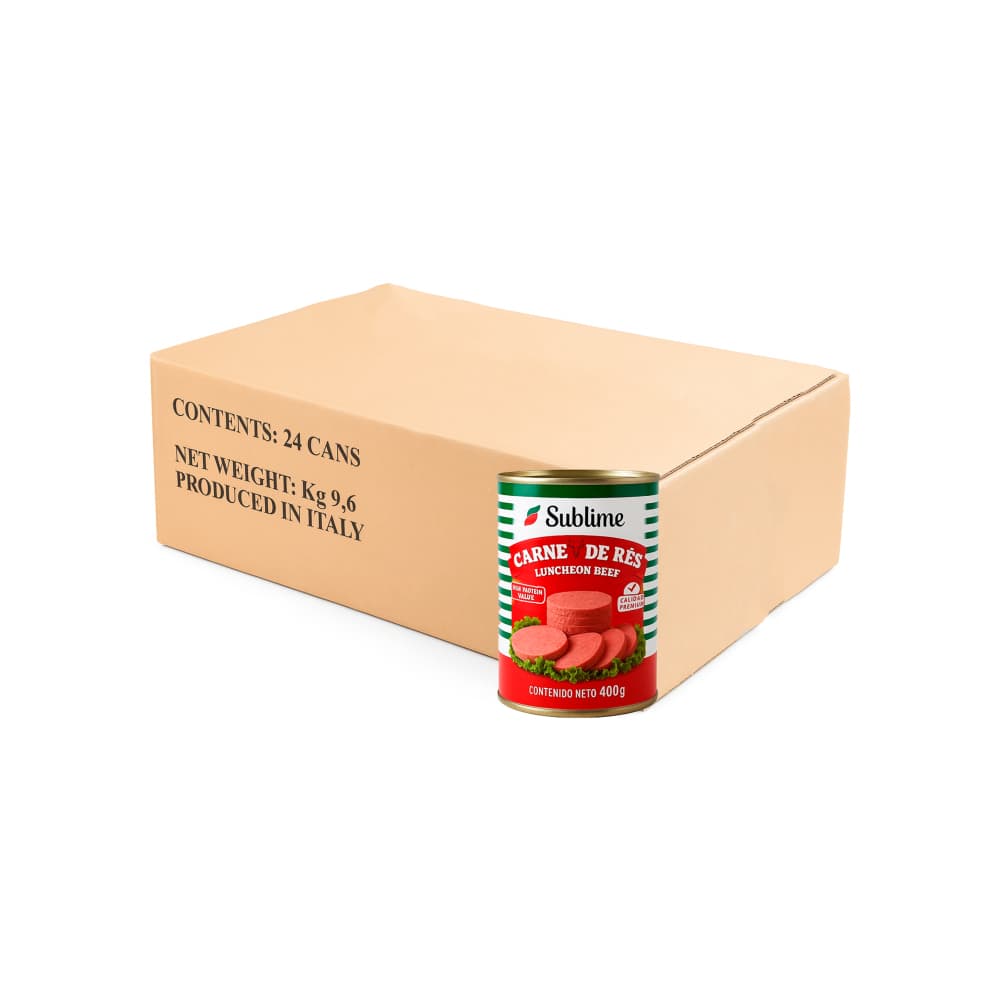 Carne de res enlatada Sublime (24 x 400 g / 14.11 oz) - Imagen 1