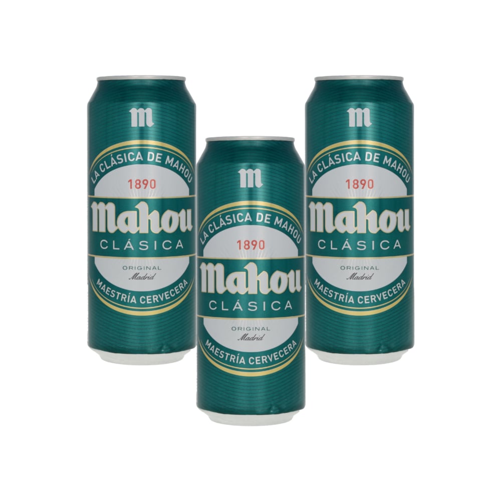 Cerveza Mahou Clásica (3 x 500 ml) - Imagen 1