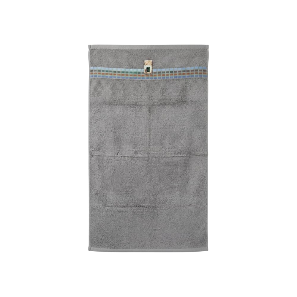 Toalla de baño de algodón gris Gutza - Imagen 1