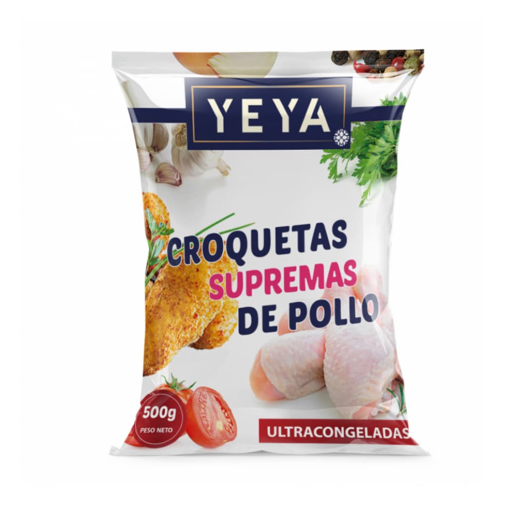 Croquetas supremas de pollo Yeya (500 g / 1.1 lb) - Imagen 1