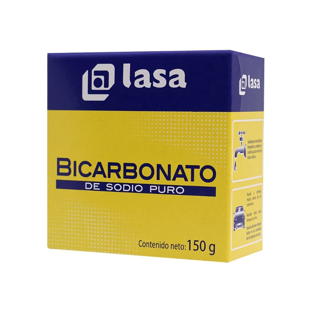 Bicarbonato de sodio puro Lasa (150 g / 5.29 oz) - Imagen 1