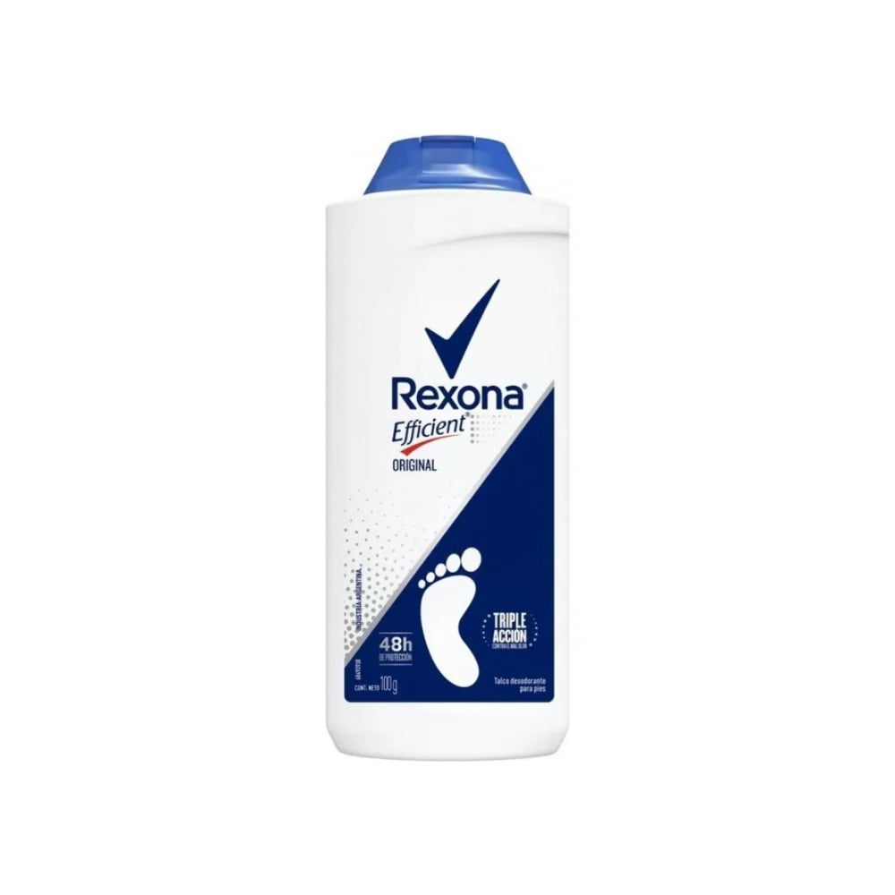 Talco desodorante para pies Rexona (100 g / 3.53 oz) - Imagen 1