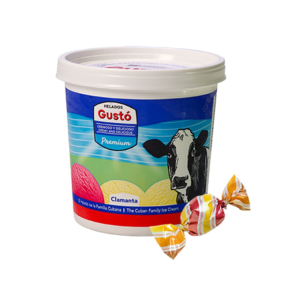 Helado Premium de caramelo Gustó (1 L) - Imagen 1